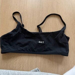 Set active Women's Black sports bra